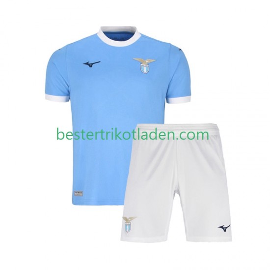 Fußballtrikot Lazio Rom Heim Trikot Home 2025-2026 Kurzarm für Kinder
