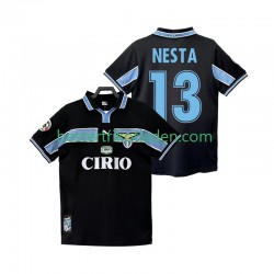 Fußballtrikot Lazio Rom NESTA 13 1998 Retro Auswärts Trikot Away 1999 Kurzarm für Herren