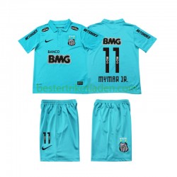 Fußballtrikot Santos Neymar JR 11 -2012 Retro Ausweich Trikot 3rd 2011 Kurzarm für Kinder