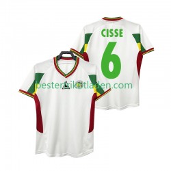 Fußballtrikot Senegal CISSE 6 2002 Retro Heim Trikot Home Kurzarm für Herren