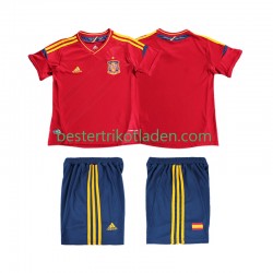 Fußballtrikot Spanien 2012 Retro Heim Trikot Home Kurzarm für Kinder
