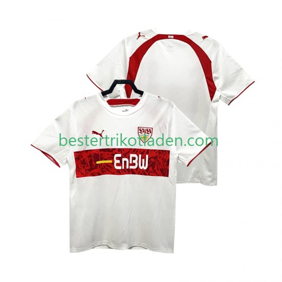 Fußballtrikot VfB Stuttgart 2007 Retro Heim Trikot Home 2006 Kurzarm für Herren