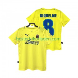 Fußballtrikot Villarreal CF RIQUELME 8 2005 Retro Heim Trikot Home 2006 Kurzarm für Herren