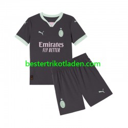 Fußballtrikot AC Mailand Ausweich Trikot 3rd 2024-2025 Kurzarm für Kinder