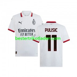 Fußballtrikot AC Mailand PULISIC 11 Auswärts Trikot Away 2024-2025 Kurzarm für Herren