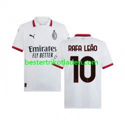 Fußballtrikot AC Mailand RAFA LEAO 10 Auswärts Trikot Away 2024-2025 Kurzarm für Herren