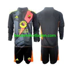 Fußballtrikot AS Rom Torwart Heim Trikot Home 2024-2025 Langarm für Kinder