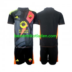 Fußballtrikot AS Rom Torwart Heim Trikot Home 2024-2025 Kurzarm für Kinder