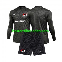 Fußballtrikot AZ Alkmaar Torwart Auswärts Trikot Away 2024-2025 Langarm für Kinder