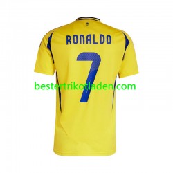 Fußballtrikot Al Nassr Cristiano Ronaldo 7 Heim Trikot Home 2024-2025 Kurzarm für Herren