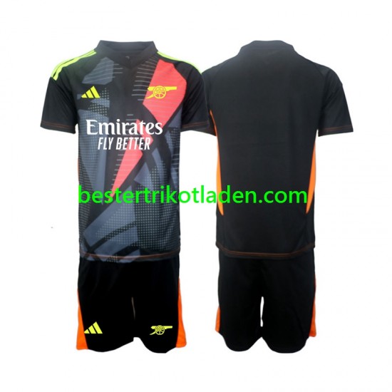 Fußballtrikot Arsenal Torwart Ausweich Trikot 3rd 2024-2025 Kurzarm für Kinder