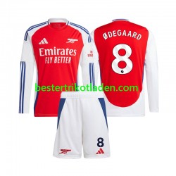 Fußballtrikot Arsenal Martin Odegaard 8 Heim Trikot Home 2024-2025 Langarm für Kinder