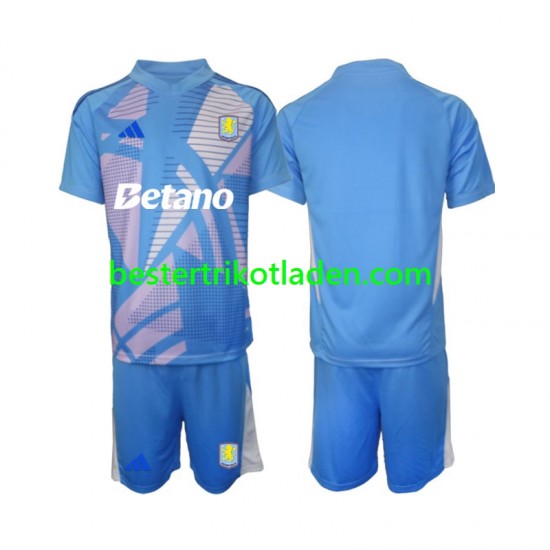 Fußballtrikot Aston Villa Torwart Ausweich Trikot 3rd 2024-2025 Kurzarm für Kinder