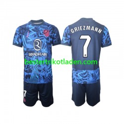 Fußballtrikot Atlético Madrid Griezmann 7 Ausweich Trikot 3rd 2024-2025 Kurzarm für Kinder