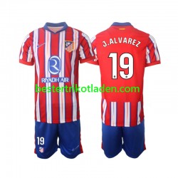 Fußballtrikot Atlético Madrid J.Alvarez 19 Heim Trikot Home 2024-2025 Kurzarm für Kinder