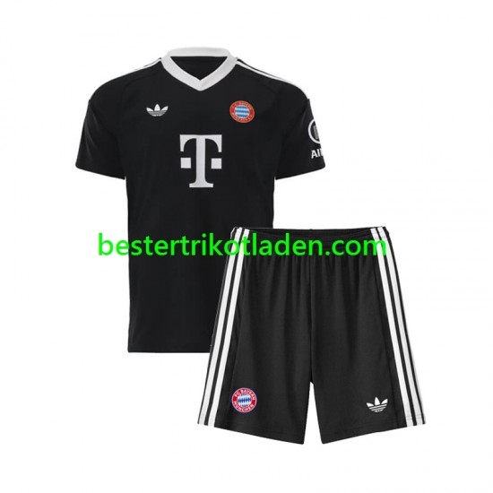 Fußballtrikot FC Bayern München Torwart Ausweich Trikot 3rd 2024-2025 Kurzarm für Kinder