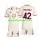 Fußballtrikot FC Bayern München Musiala 42 Ausweich Trikot 3rd 2024-2025 Kurzarm für Kinder