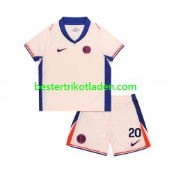 Fußballtrikot Chelsea Cole Palmer 20 Auswärts Trikot Away 2024-2025 Kurzarm für Kinder