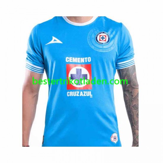 Fußballtrikot Cruz Azul Heim Trikot Home 2024-2025 Kurzarm für Herren