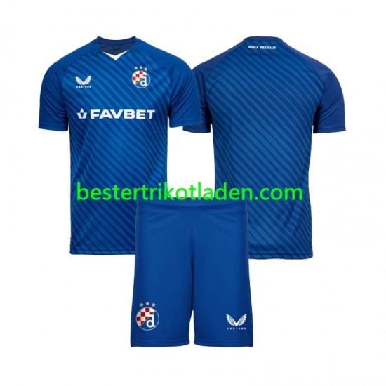 Fußballtrikot Dinamo Zagreb Heim Trikot Home 2024-2025 Kurzarm für Kinder