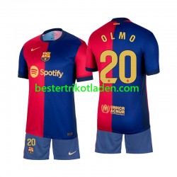 Fußballtrikot FC Barcelona Olmo 20 Heim Trikot Home 2024-2025 Kurzarm für Kinder