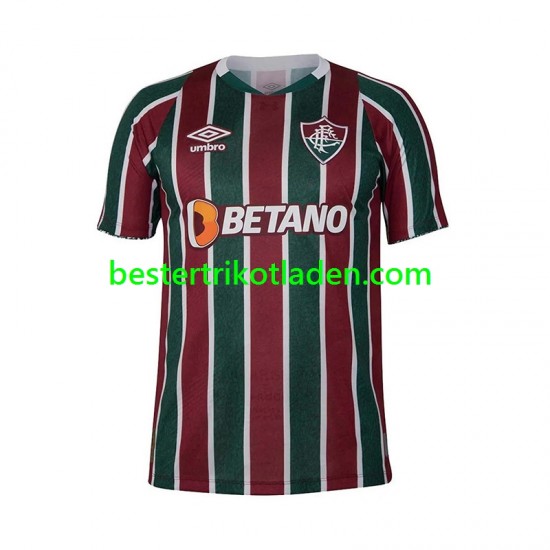 Fußballtrikot Fluminense Heim Trikot Home 2024-2025 Kurzarm für Herren