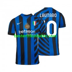Fußballtrikot Inter Mailand Lautaro 10 Heim Trikot Home 2024-2025 Kurzarm für Herren