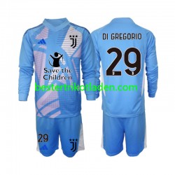 Fußballtrikot Juventus Turin Michele Di Gregorio 29 Torwart Viertes trikot 2024-2025 Langarm für Kinder