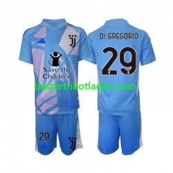 Fußballtrikot Juventus Turin Michele Di Gregorio 29 Torwart Viertes trikot 2024-2025 Kurzarm für Kinder