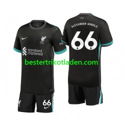 Fußballtrikot Liverpool Alexander-Arnold 66 Auswärts Trikot Away 2024-2025 Kurzarm für Kinder
