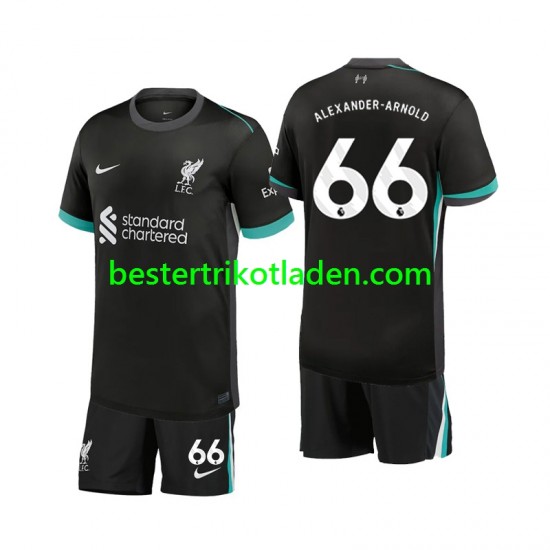 Fußballtrikot Liverpool Alexander-Arnold 66 Auswärts Trikot Away 2024-2025 Kurzarm für Kinder