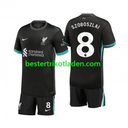 Fußballtrikot Liverpool Szoboszlai 8 Auswärts Trikot Away 2024-2025 Kurzarm für Kinder