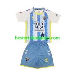 Fußballtrikot Málaga CF Heim Trikot Home 2024-2025 Kurzarm für Kinder