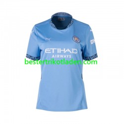 Fußballtrikot Manchester City Heim Trikot Home 2024-2025 Kurzarm für Dame