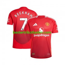 Fußballtrikot Manchester United Beckham 7 Heim Trikot Home 2024-2025 Kurzarm für Herren