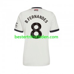 Fußballtrikot Manchester United Bruno Fernandes 8 Ausweich Trikot 3rd 2024-2025 Kurzarm für Herren