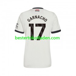 Fußballtrikot Manchester United GARNACHO 17 Ausweich Trikot 3rd 2024-2025 Kurzarm für Herren