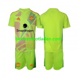 Fußballtrikot Manchester United Torwart Auswärts Trikot Away 2024-2025 Kurzarm für Kinder