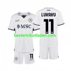Fußballtrikot SSC Neapel Lukaku 11 Auswärts Trikot Away 2024-2025 Kurzarm für Kinder