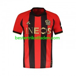 Fußballtrikot OGC Nizza Heim Trikot Home 2024-2025 Kurzarm für Herren