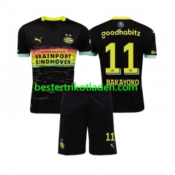 Fußballtrikot PSV Eindhoven Johan Bakayoko 11 Auswärts Trikot Away 2024-2025 Kurzarm für Kinder