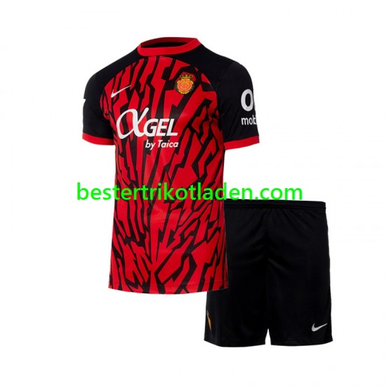 Fußballtrikot RCD Mallorca Heim Trikot Home 2024-2025 Kurzarm für Kinder
