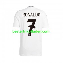 Fußballtrikot Real Madrid Cristiano Ronaldo 7 Heim Trikot Home 2024-2025 Kurzarm für Herren