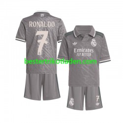 Fußballtrikot Real Madrid Cristiano Ronaldo 7 Ausweich Trikot 3rd 2024-2025 Kurzarm für Kinder