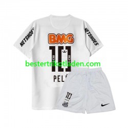 Fußballtrikot Santos PELE 10 -2012 Retro Heim Trikot Home 2011 Kurzarm für Kinder