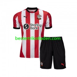 Fußballtrikot Southampton Heim Trikot Home 2024-2025 Kurzarm für Kinder