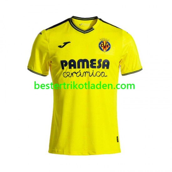 Fußballtrikot Villarreal CF Heim Trikot Home 2024-2025 Kurzarm für Herren