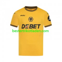 Fußballtrikot Wolverhampton Wanderers Heim Trikot Home 2024-2025 Kurzarm für Herren