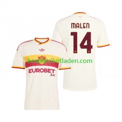 Fußballtrikot AS Rom Donyell Malen 14 Auswärts Trikot Away 2026-2027 Kurzarm für Herren