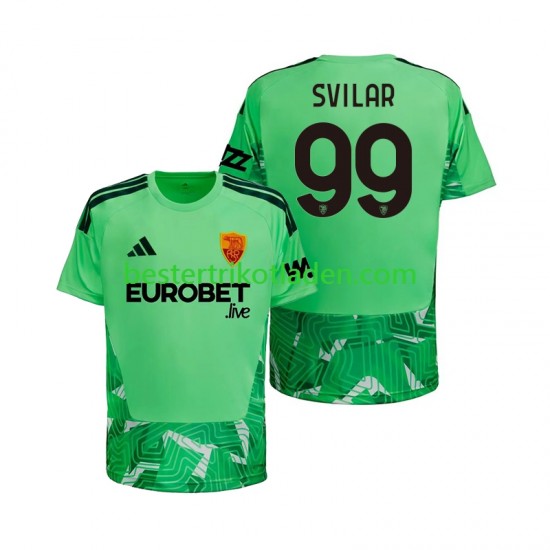 Fußballtrikot AS Rom Mile Svilar 99 Torwart Heim Trikot Home 2026-2027 Kurzarm für Herren